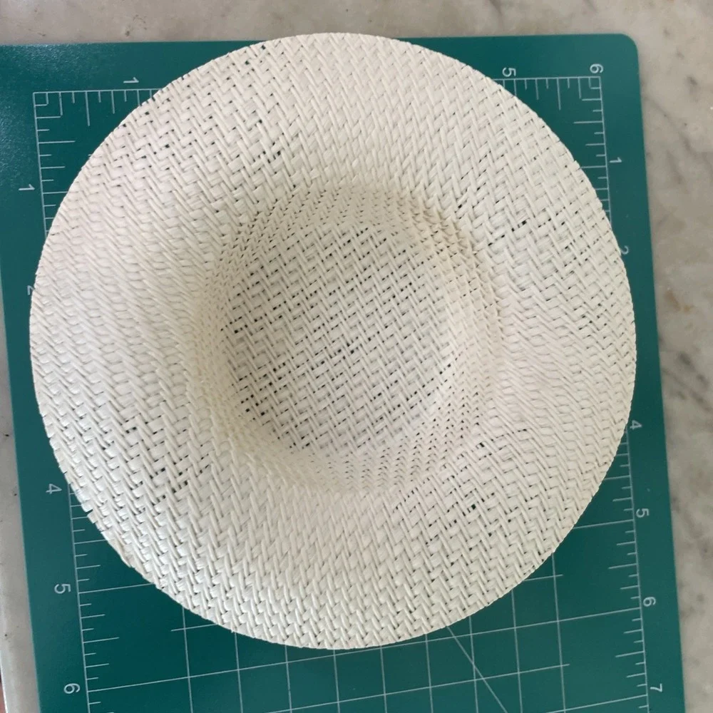 6 NEW Vintage Straw Woven Doll Hats Crafts | 5 3/4
